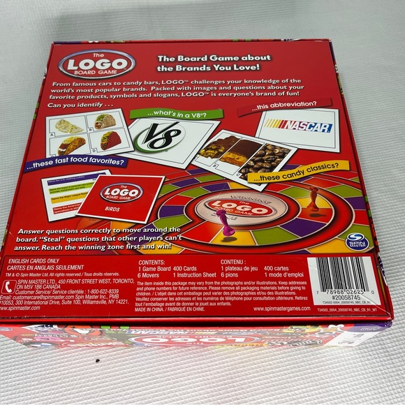 The Logo Board Game About The Brands You Love By Spin Master Games-Complete Set - Picture 5 of 8